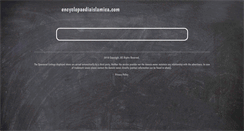 Desktop Screenshot of encyclopaediaislamica.com